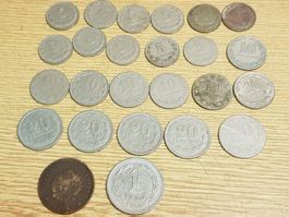 25 Alte Münzen Argentinien, ab 1884