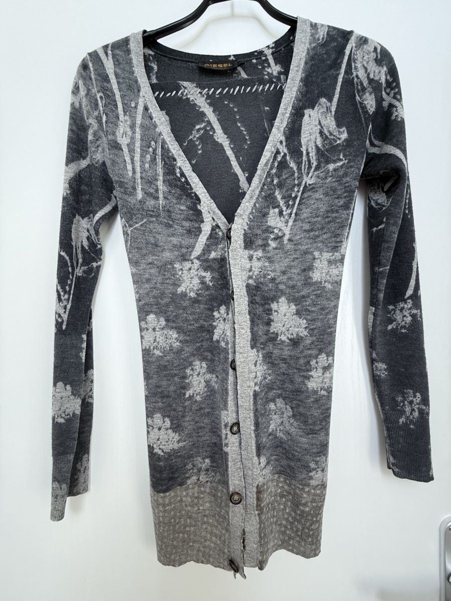Diesel Maglioni & Felpe: DIESEL Long Cardigan – Usato da Buchs ZH venduto da KittyInStyle