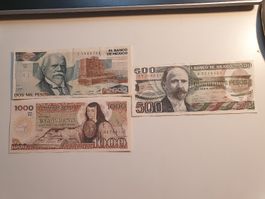 Banknoten Mexico sehr schön