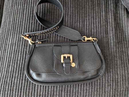 Borsa a tracolla nera in pelle see by chloé