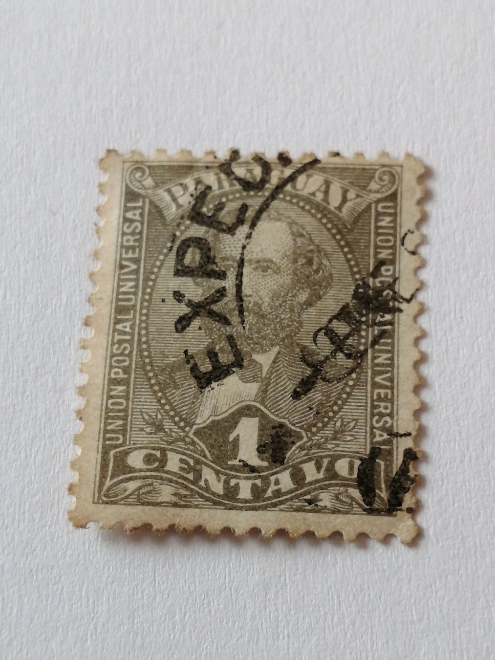 Alle Briefmarken: Paraguay 1892 – Gebraucht aus Happerswil von tschergi