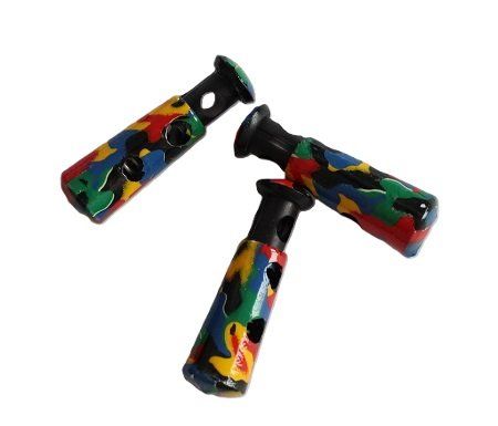 Tessuti: Kordelstopper bunt schwarz - 3Stk. – Nuovo (secondo la descrizione) da Schlatt TG venduto da kreativ-atelier