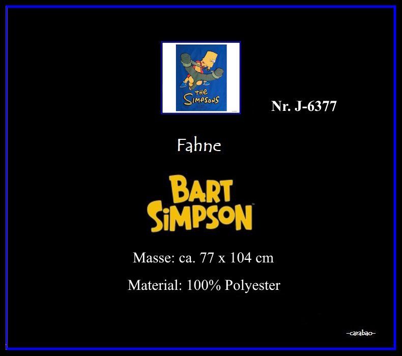 Bandiere: Fahne *Bart Simpson* - Nr. J-6377 – Nuovo (secondo la descrizione) da Winterthur venduto da --carabao-- 4