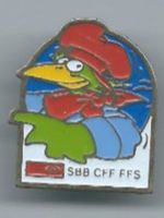 SBB CFF FFS Pin - Witziger Vogel