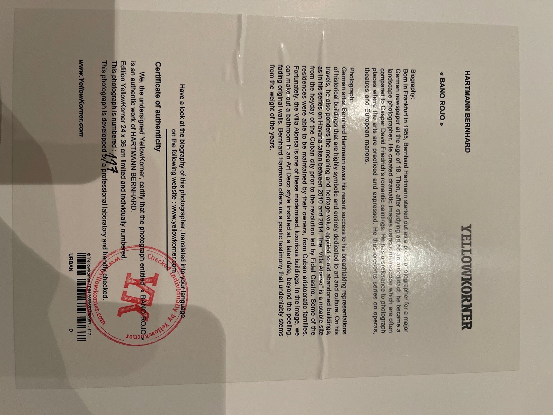 Poster & Bilder: Limited Edition Von Hartmann Bernhard – Gebraucht aus Nänikon von Topanga01 9