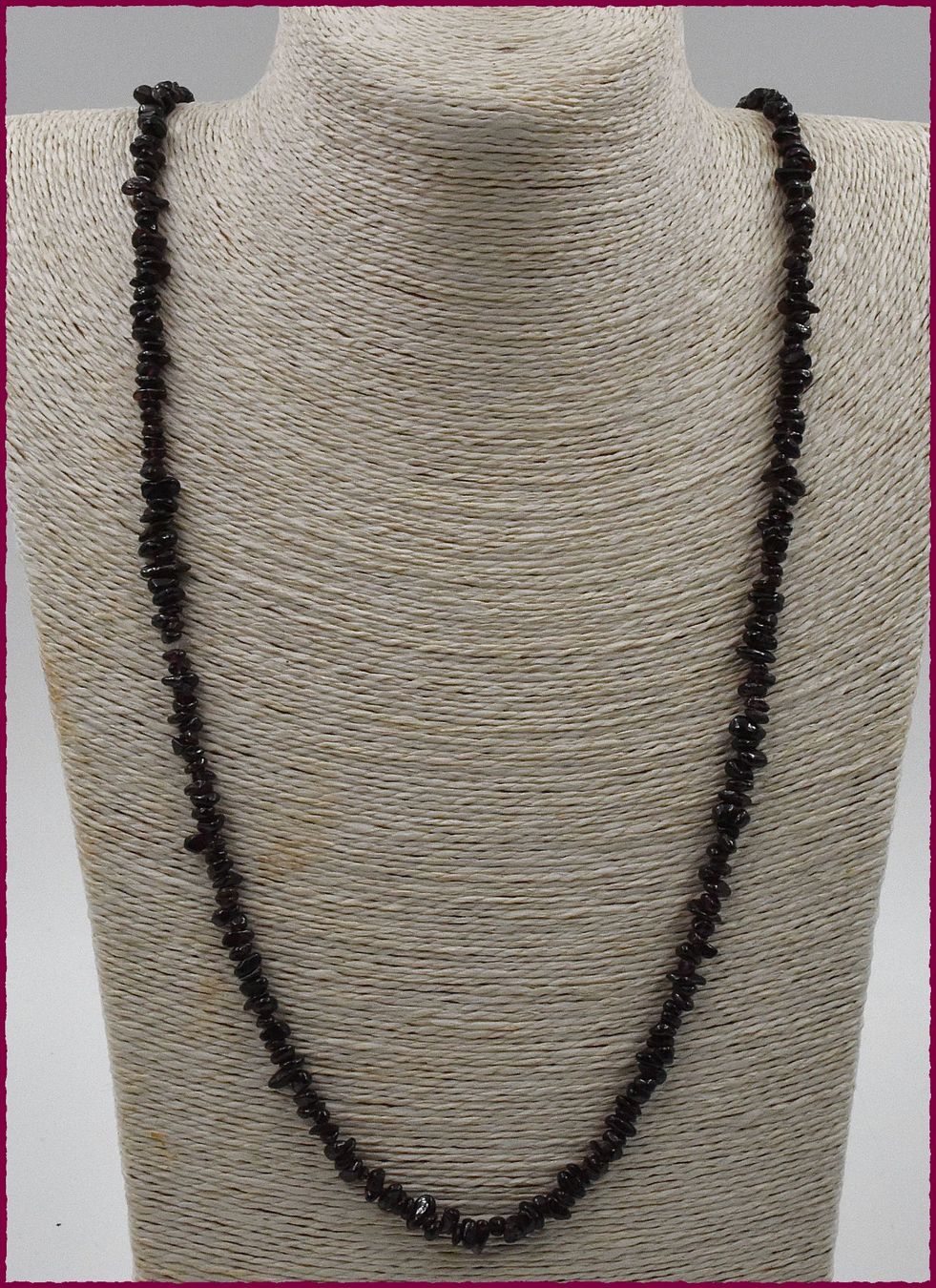 Catenine: Granat Splitterkette Endloskette ca. 90cm – Nuovo e nell'imballaggio originale da Oberglatt ZH venduto da Goldfee1 3