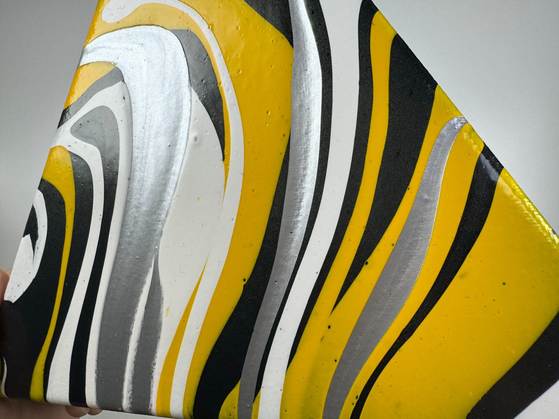 Dipinti: Acryl-Flüssigmalerei, Dreieck – Usato da Schlieren venduto da MayaSheng1983 1