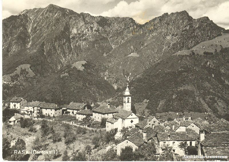 Ansichtskarten: Rasa - Centovalli + 1971 – Gebraucht aus Emmenbrücke von teestube