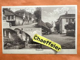 Alte Ansichtskarte von Walperswil BE, ca. 1930, Rarität