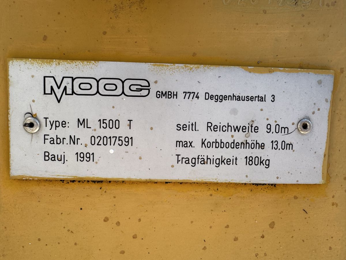 Carrelli elevatori e a forche: Hubarbeitsbühne Moog Hebebühne – Usato da Winden venduto da farmalld439 2