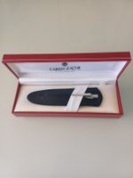 Caran d'Ache Kugelschreiber Silber 925 mit Rubin und Etui