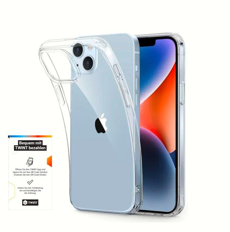 Cover & Protezioni schermo: iPhone 13 Hülle Slim Transparent Soft‑Case – Nuovo e nell'imballaggio originale da Wabern venduto da Technologiaaa