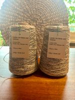 2x Leinen mit Seide und Viskose auf Kone, 250g