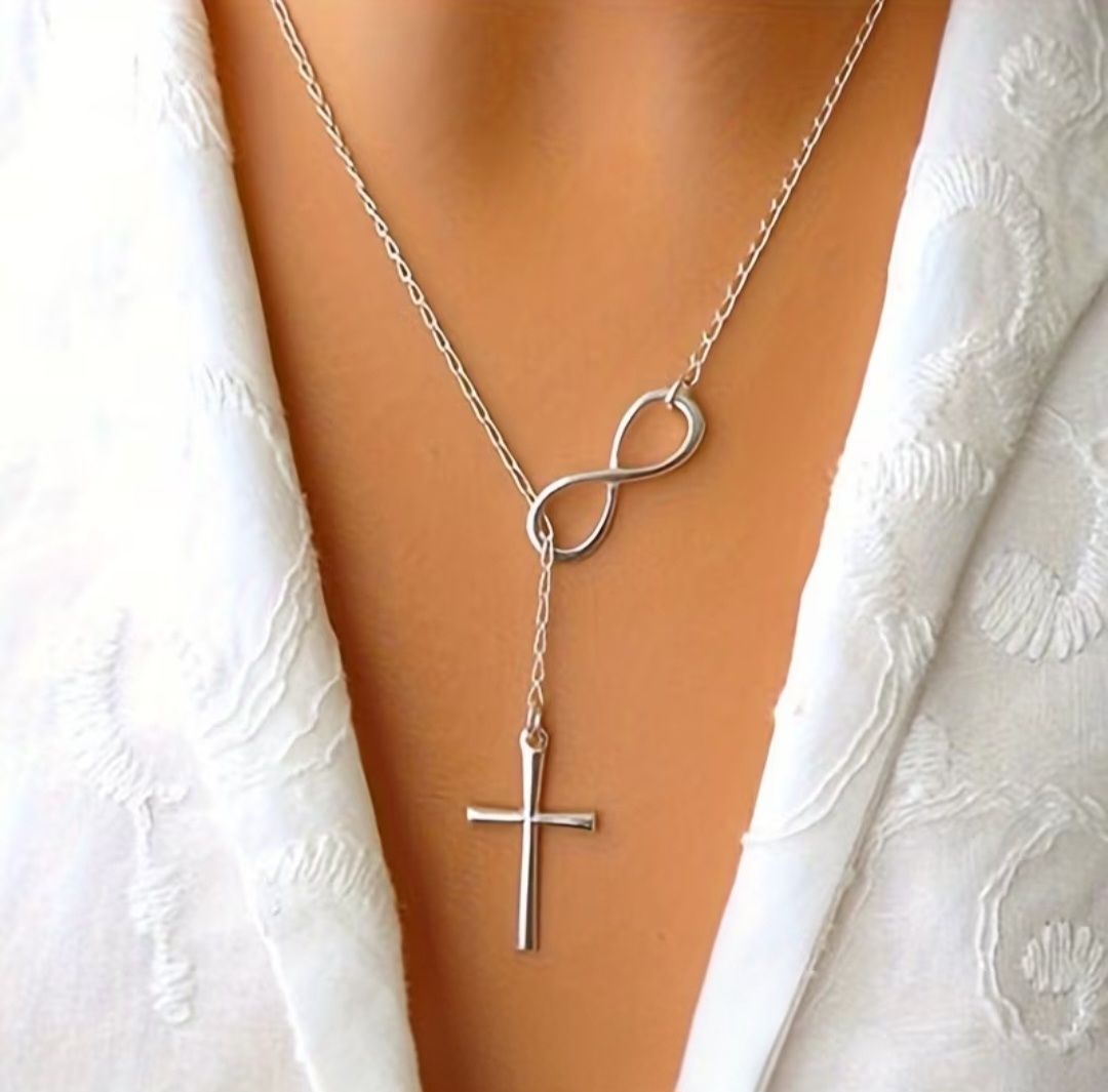 Ketten: Collier croix argenté, NEUF – Neu und originalverpackt aus Puidoux von mic_c2fh