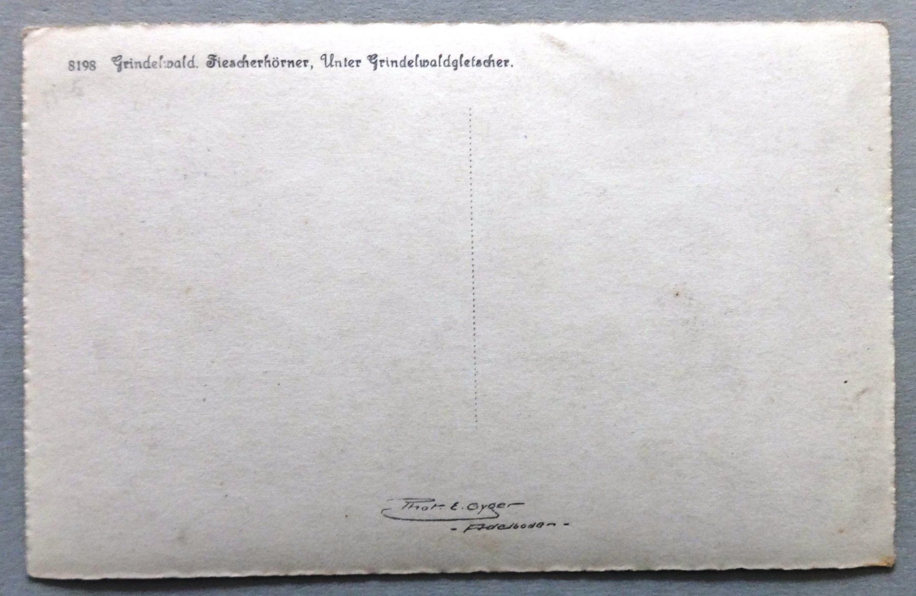 Cartoline postali: Grindelwald, Fiescherhörner – Usato da Fétigny venduto da Billy2miny 1