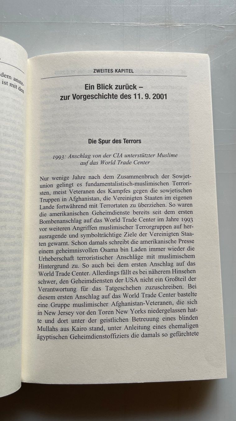 Libri: Die CIA und der 11. September - Andreas von Bülow – Usato da Glattfelden venduto da cybermaxx 4