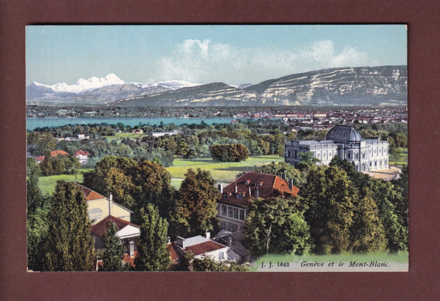 Ansichtskarten: GENEVE - Ariana – Gebraucht aus Pully von nicecards