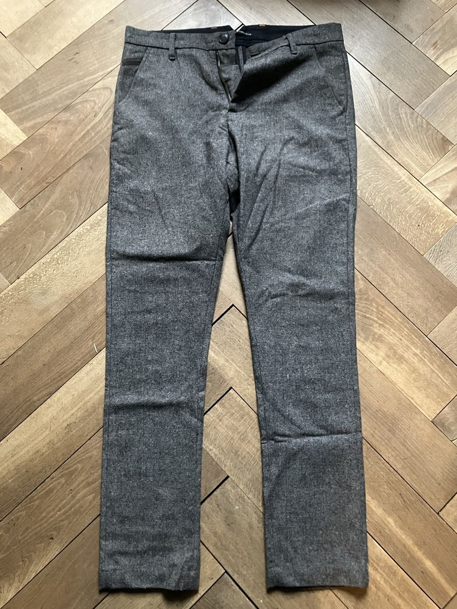 Selected Pantaloni: Selected Homme 32/34 Hose, Grau – Usato da Willisau venduto da Miuretta