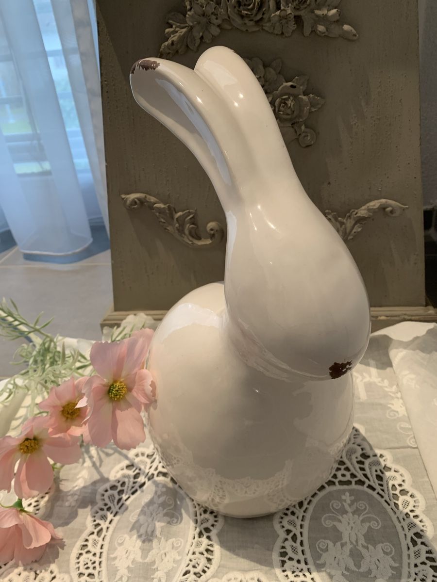 Statuette: Keramik Hase – Nuovo (secondo la descrizione) da Diepoldsau venduto da Luxusdeko 1