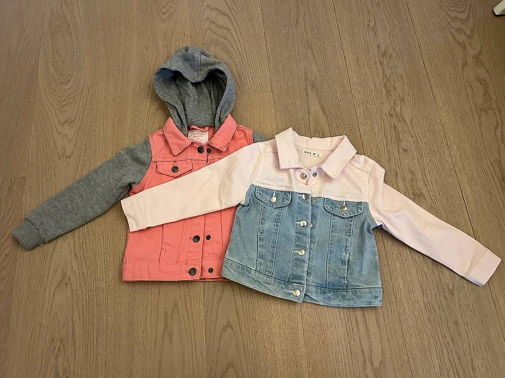 Giacche & Cappotti: Jeansjacke Pink & Hellrosa Gr. 98 – Usato da Glattpark(Opfikon) venduto da humanpro 1