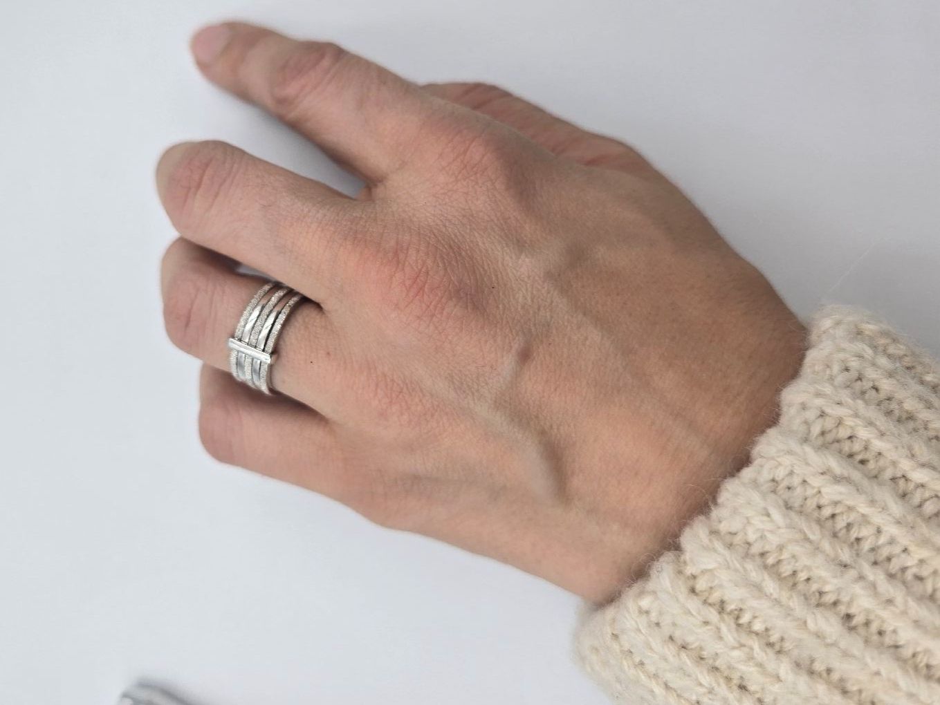 Anelli: Ring Silber 925 Gr. 54 – Nuovo e nell'imballaggio originale da Zug venduto da gold.schmuck 1