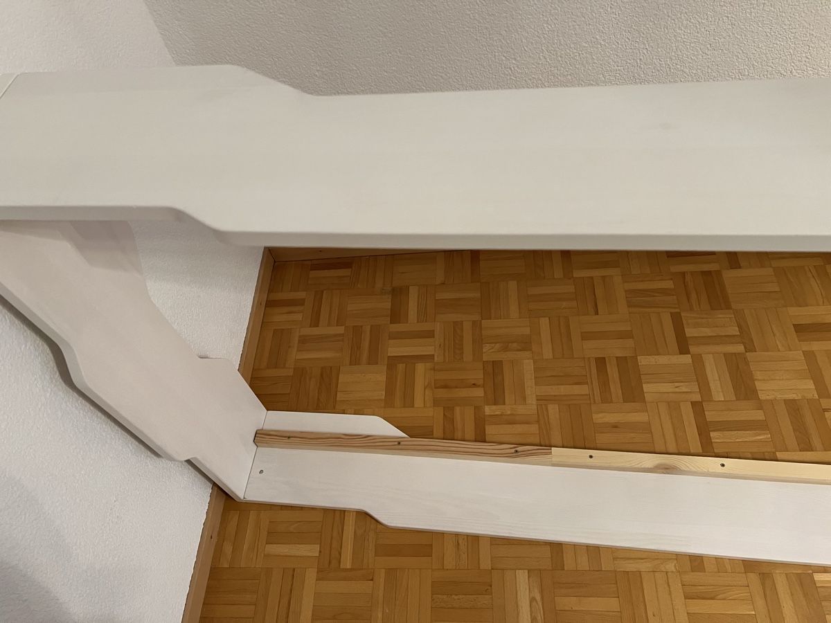 Betten: Rahmen echtholz ohne Lattenrost 90x200 – Gebraucht aus Heiden von dajana23