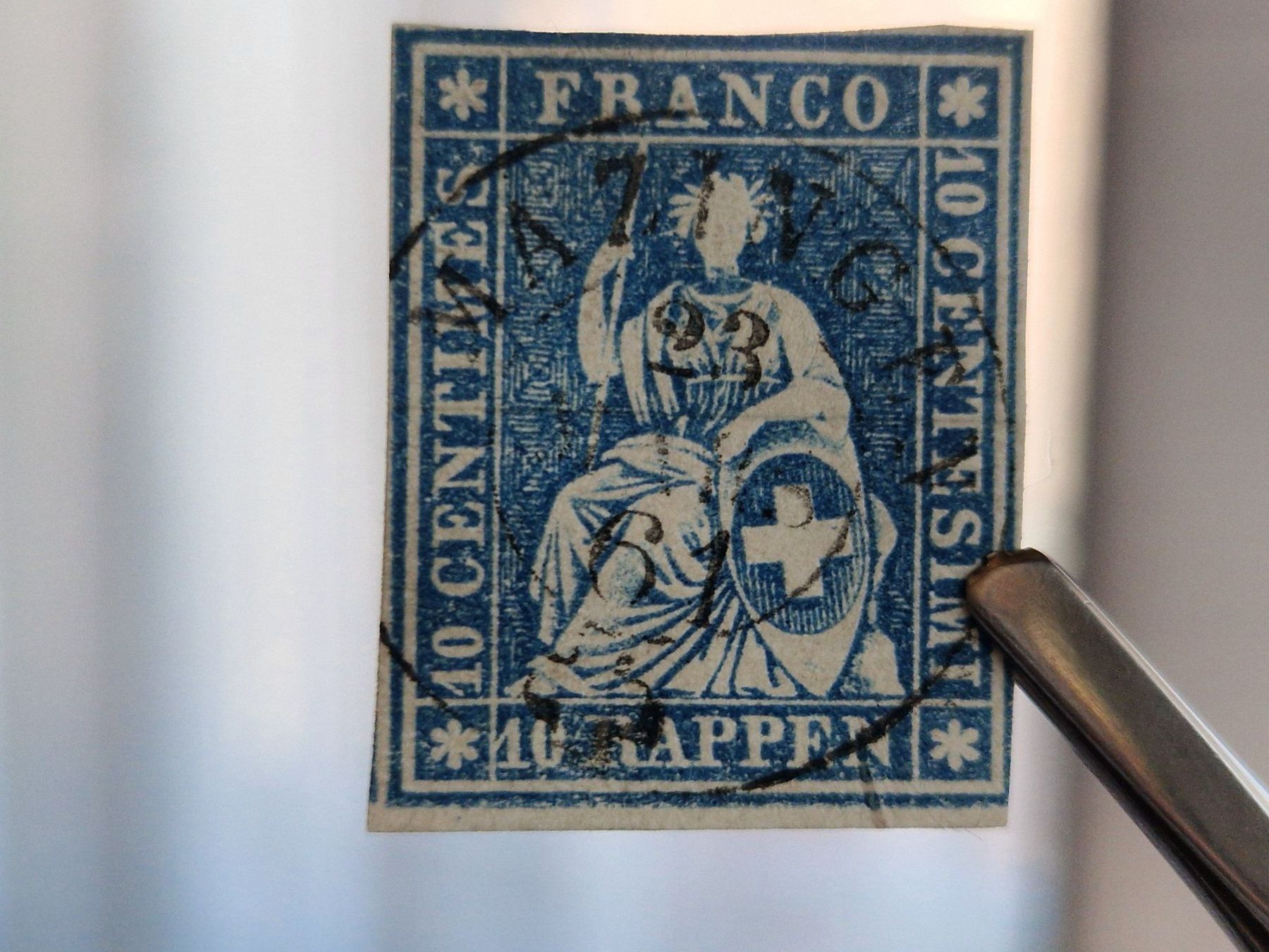 Tutti i francobolli: Strubel 23G, MAZINGEN, ab 1.- – Usato da Burgdorf venduto da Glossy01 4