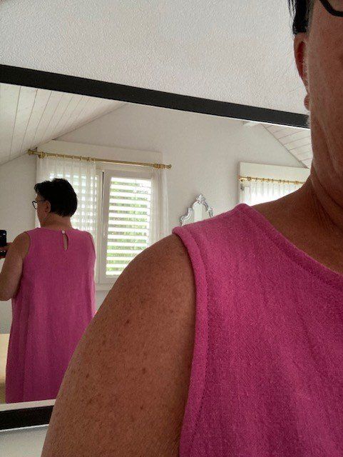 Vestiti: NEU Leinenkleid pink 44/46 – Nuovo (secondo la descrizione) da Zuchwil venduto da Mauz2 4