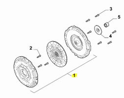 Kupplungskit Alfa Romeo Giulietta, Jeep Renegade 46353197
