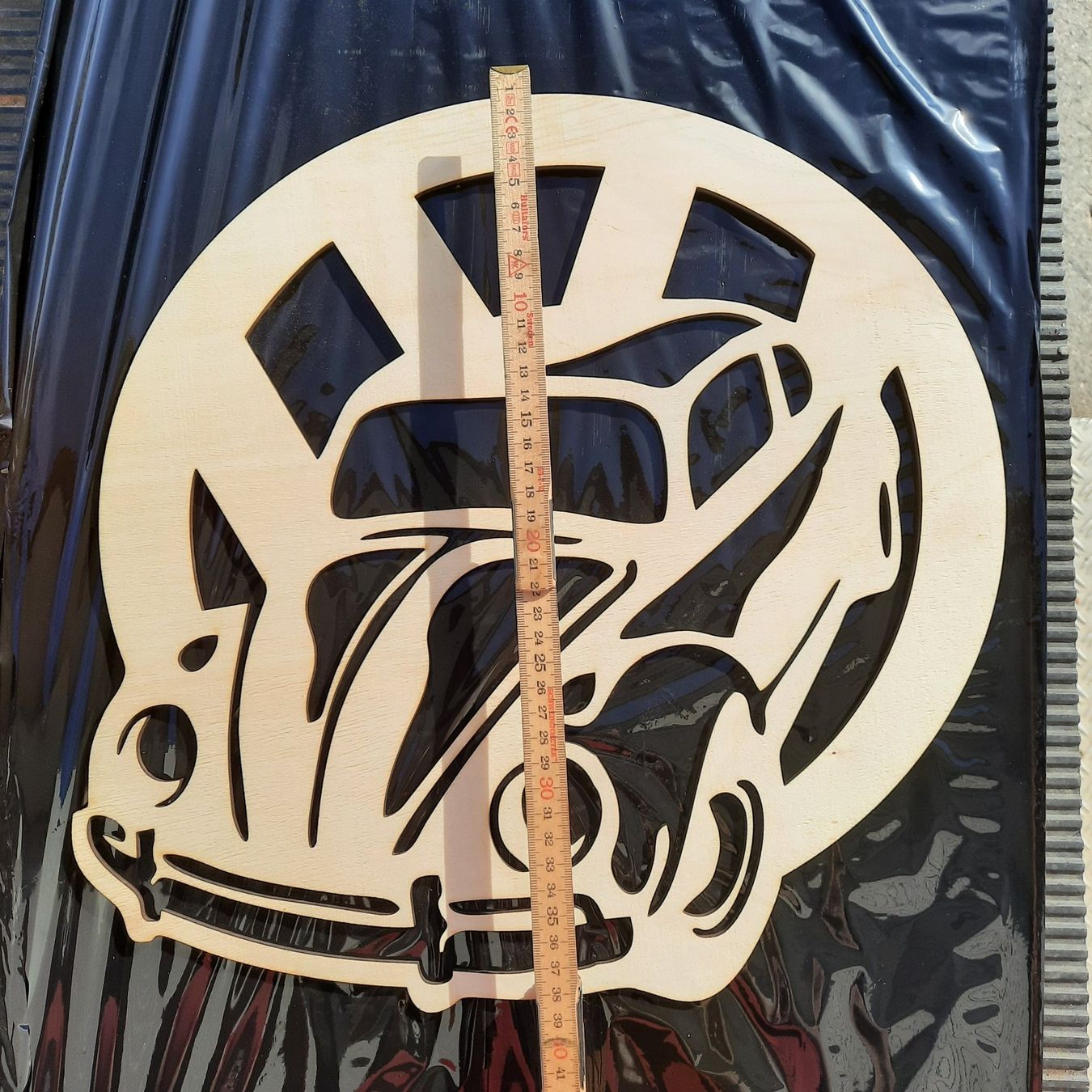 Schilder: VW Käfer Logo Garagenbild Deko Schild Beetle – Neu und originalverpackt aus Widnau von Senna7 2