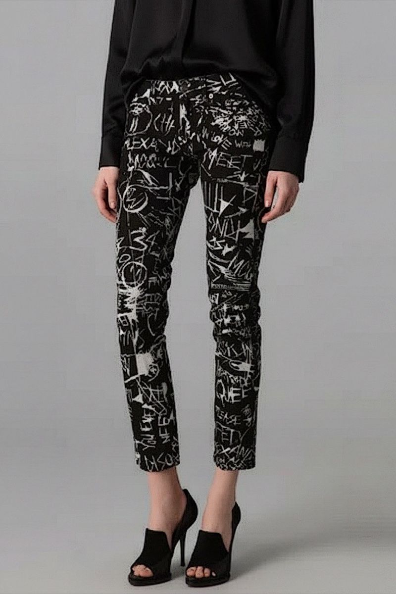 Alexander Mcqueen Jeans: ALEXANDER MCQUEEN Graffiti pants – Nuovo (secondo la descrizione) da Wermatswil venduto da Alkinoe