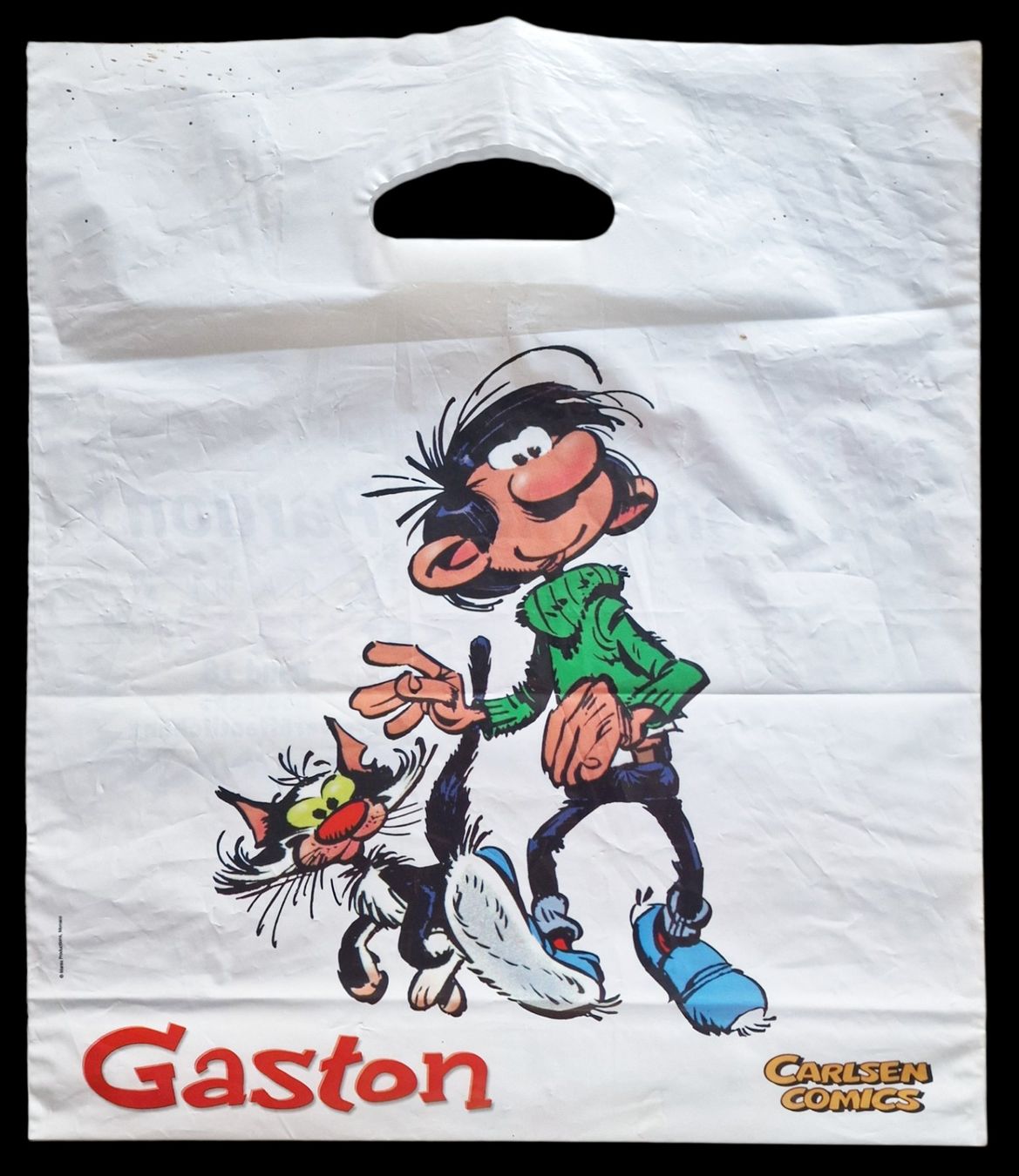 Fumetti: Plastik-Tragtasche "Carlsen, Gaston" – Usato da Wettingen venduto da Jodokandrea 1