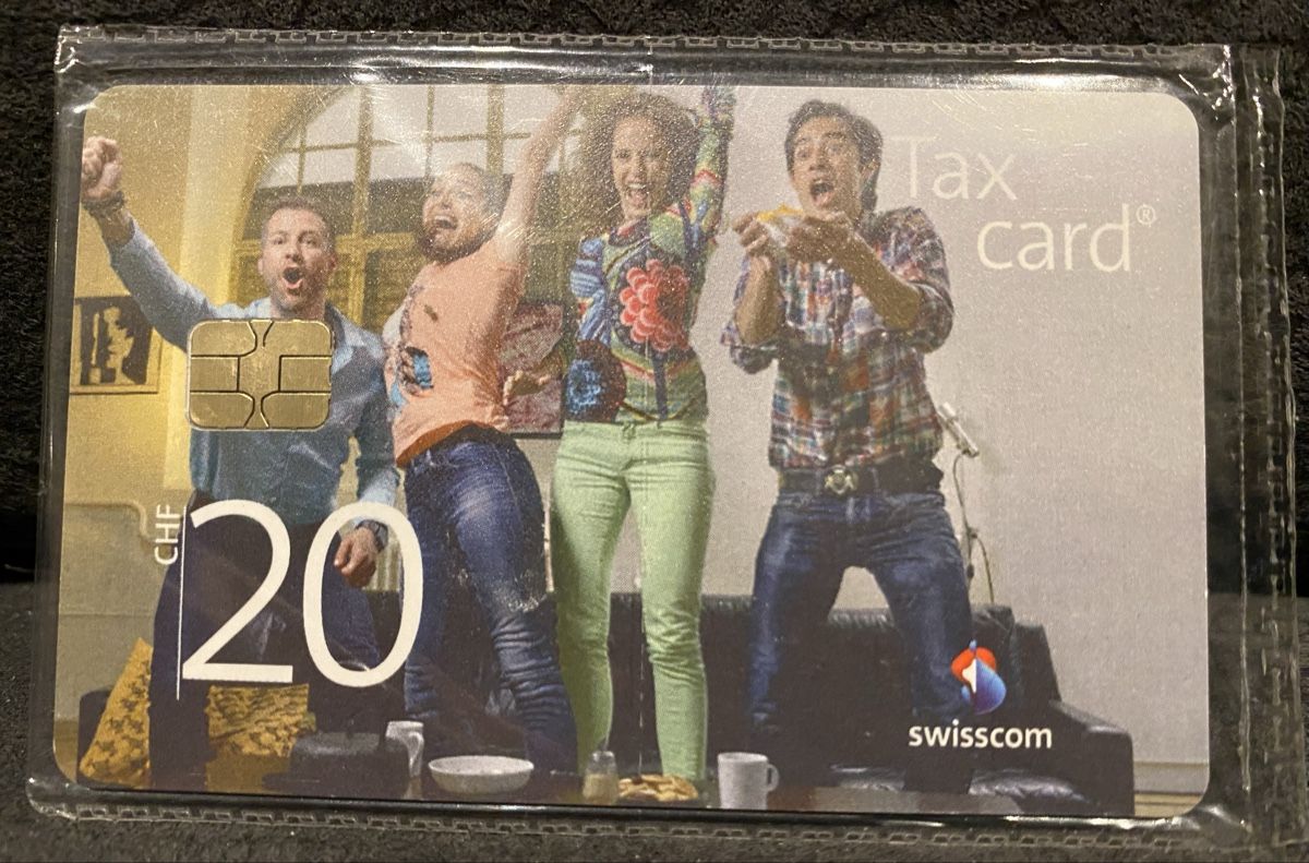 Telefon- & Taxkarten: Taxcard neuve – Neu und originalverpackt aus Lausanne von babacard10