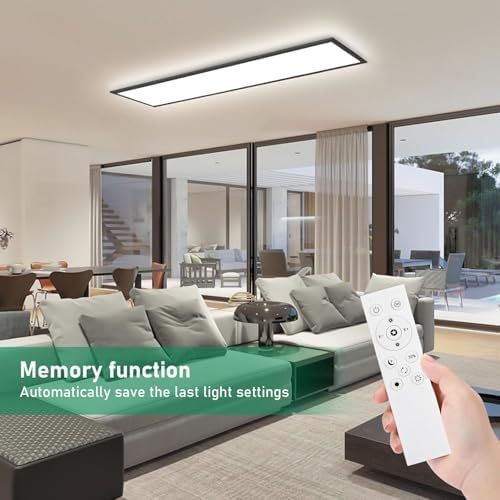 Lampadari & plafoniere: LED Deckenleuchte Flach 100x25 30W 3300LM Panel 3000K-6500K – Nuovo e nell'imballaggio originale da Hundwil venduto da Pakethase 3