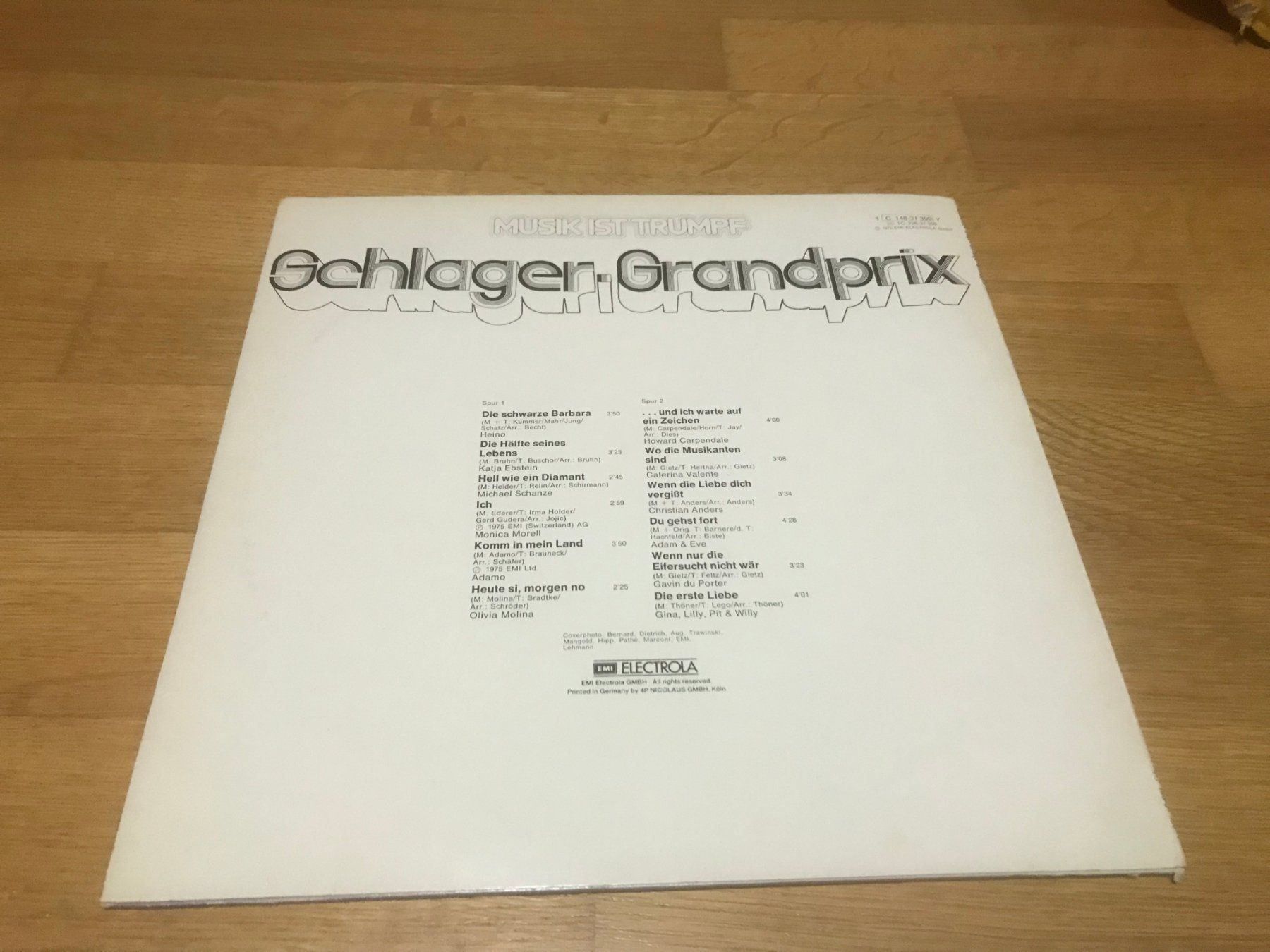 Dischi in vinile: Schlager-Grandprix – Usato da Mörel venduto da Manolocana 1