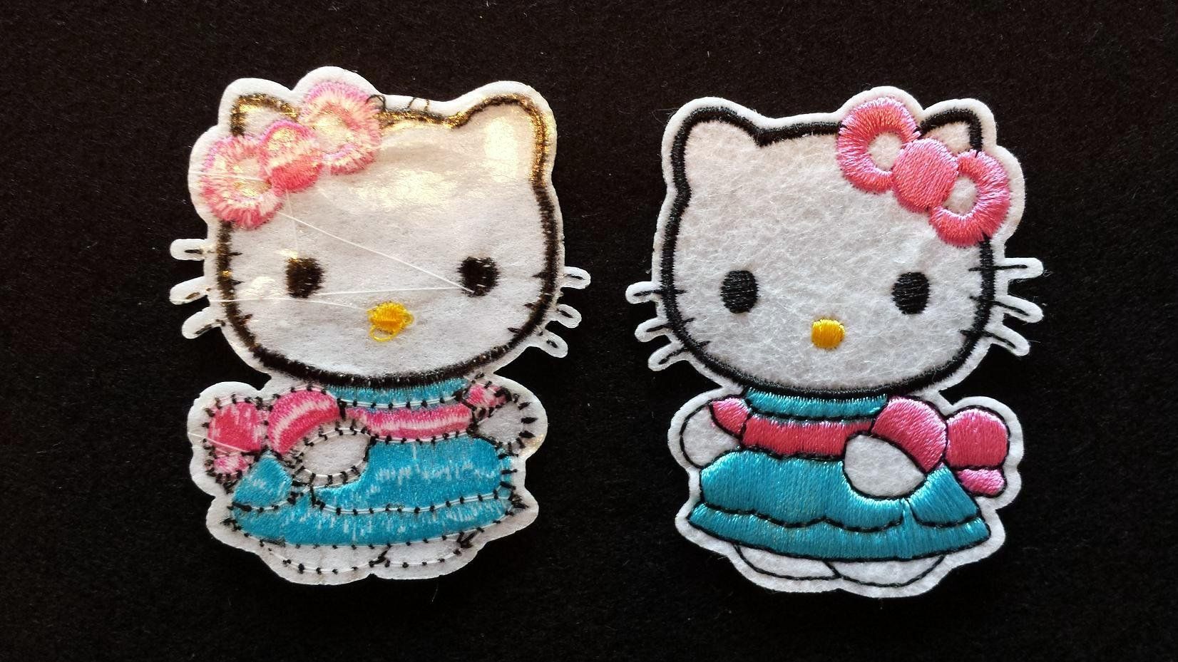 Patches: Hello Kitty Aufbügelapplikation Iron-on – Neu (gemäss Beschreibung) aus Langenthal von flowersNbirds 1