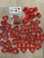 Valentine's Day: Romantic Red Heart Decor and Petals!