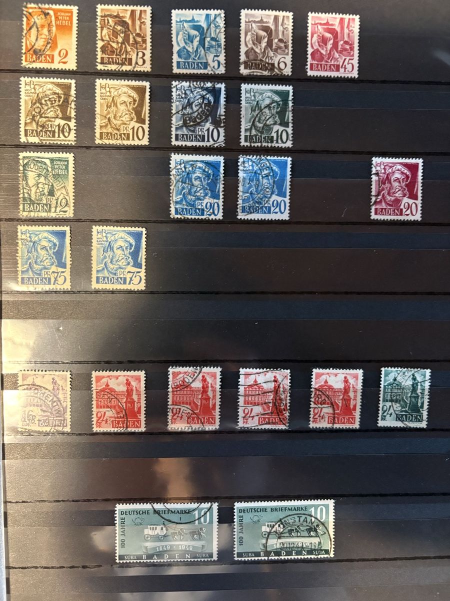 Tutti i francobolli: Deutsche Briefmarken ( Baden ) – Usato da Neunkirch venduto da dielocke72