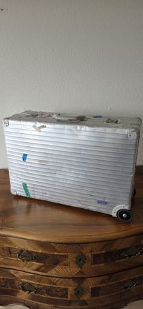RIMOWA Aluminium Koffer – Original, Vintage mit Reise-Patina