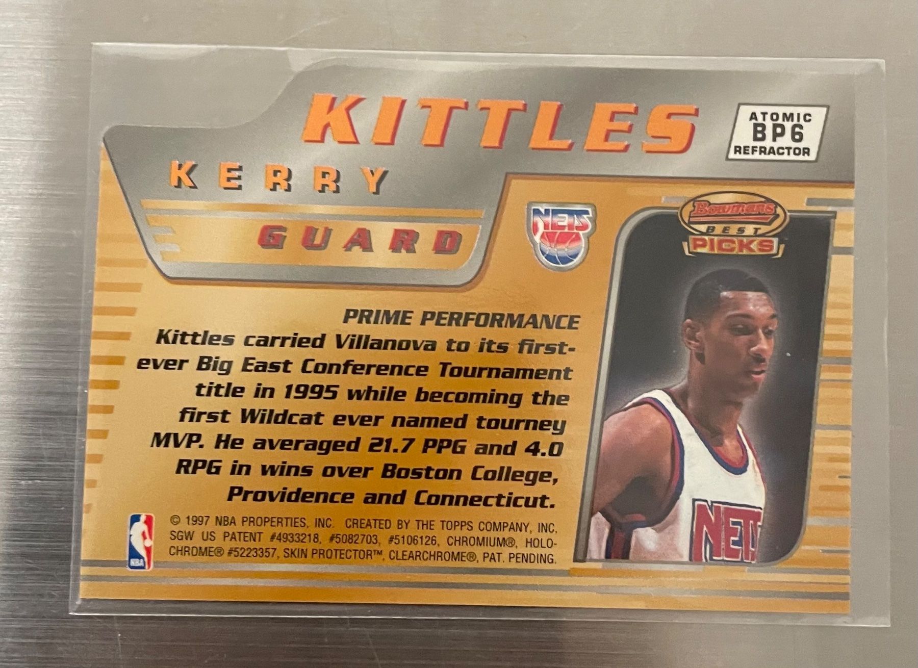 Nba Sammelbilder & Trading cards: NBA Kerry Kittles Best Picks Atomic Refractor Card – Neu (gemäss Beschreibung) aus Muttenz von joba23 1