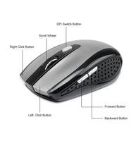 Souris sans fil 2.4 GHz ergono. W7500
