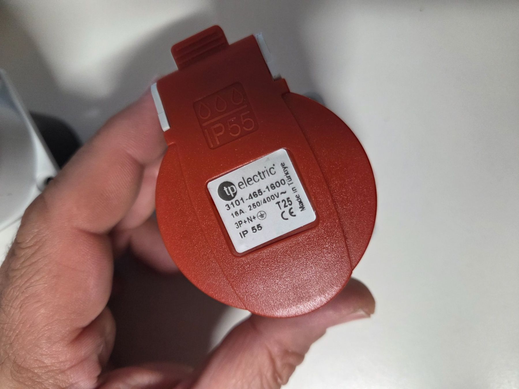 Spine: T25 Steckdose von tp electric Einbausteckdose 16a IP55 – Nuovo e nell'imballaggio originale da Zürich venduto da eymen20 1