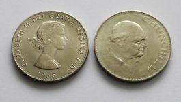 Great Britain, Crown 1965 - Queen ELISABTH II / Churchill