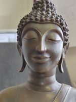 Buddha antik, 17.Jht. Bronze, SELTEN ! Sehr schön und SELTEN