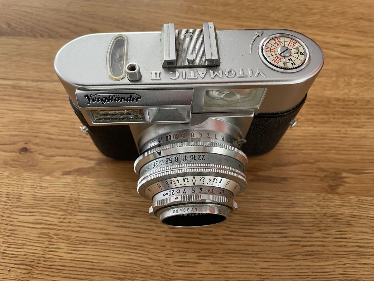 Fotocamera: Voigtländer Vitomatic II mit Zubehör – Usato da Wetzikon ZH venduto da Cedi