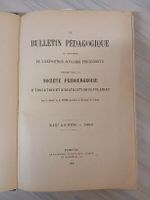 Bulletin Pédagogique 1890 - Société Fribourgeoise
