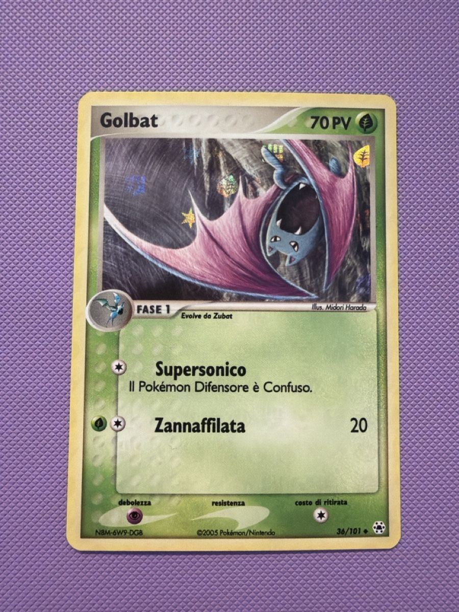 Pokémon Sammelbilder & Trading cards: Golbat 36/101 EX holo – Gebraucht aus Cadro von rarecandycustoms