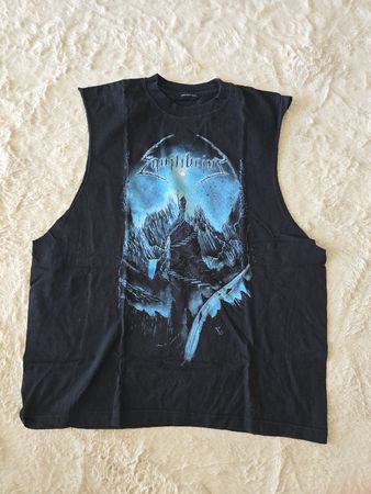 Equilibrium Shirt ärmellos schwarz Bandshirt schwarz