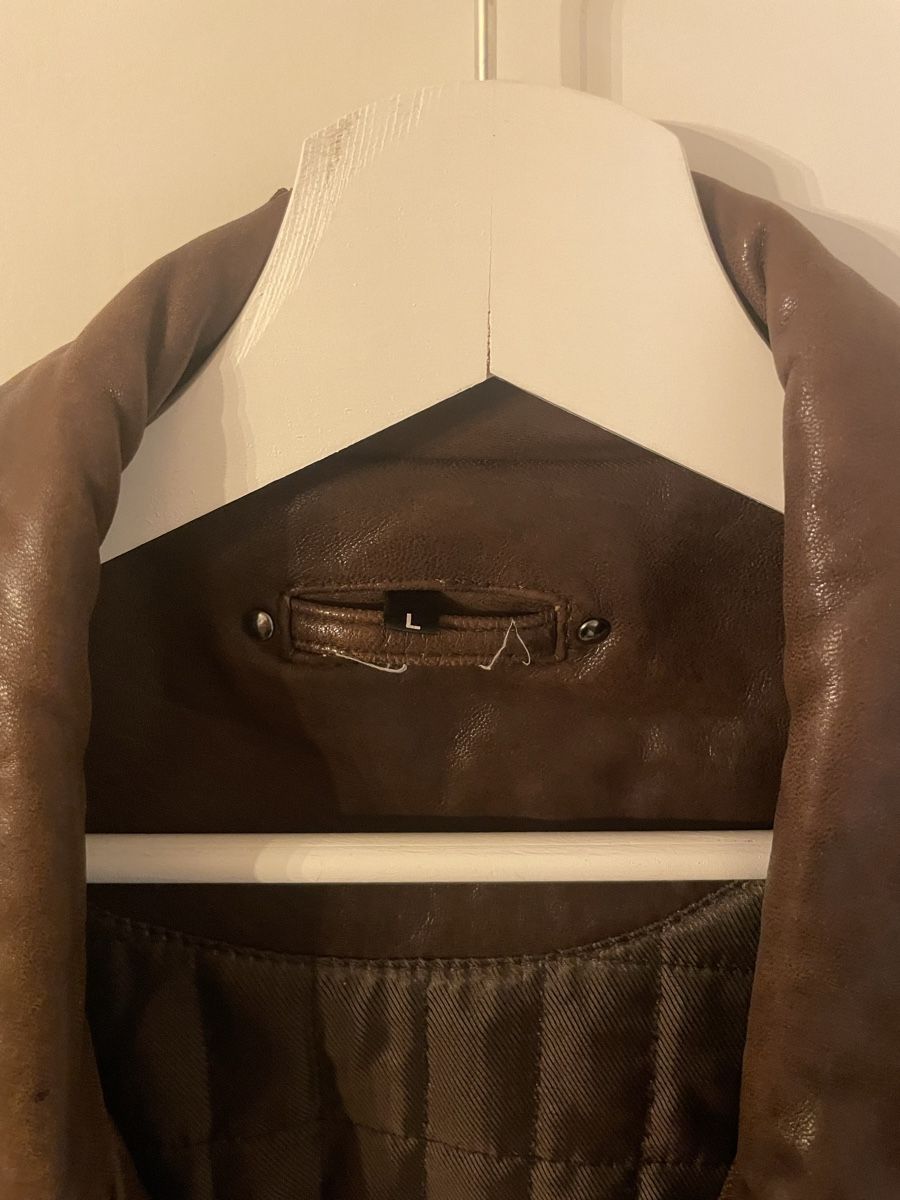 C&A Giacche: Lederjacke braun Lamm Nappa Leder Grösse L – Usato da Oberwil BL venduto da LiviaS01 1