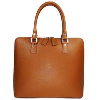 1 Stück Businesstasche Leder Handtasche camel made in Italy
